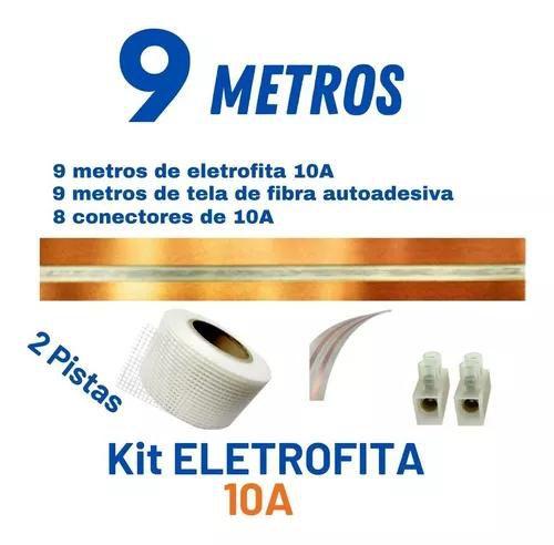 Imagem de Kit Eletrofita 2 Vias 10a 9 Metros + 8 Conectores