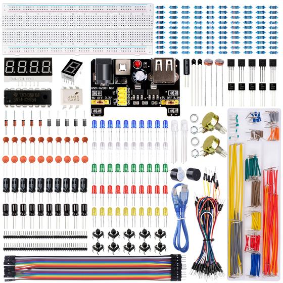 Imagem de Kit Eletrônico Miuzei Fun com Fonte para Arduino