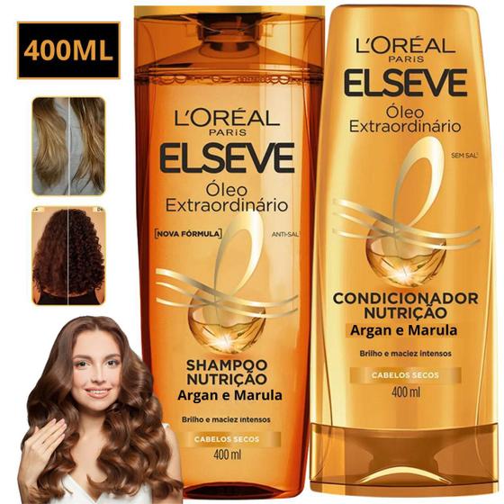 Imagem de Kit Elseve Glycolic Gloss Hidra Oleo Extraordinario Sonhos