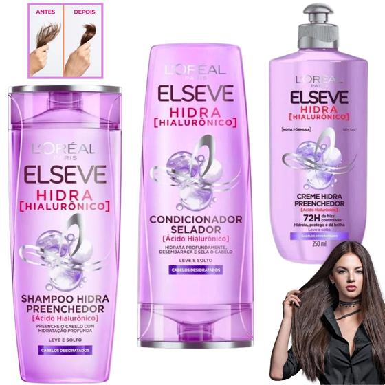 Imagem de Kit Elseve Hidra Acido Hialurônico Shampoo Condicionador