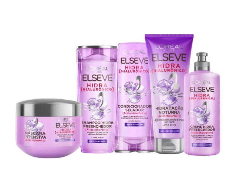 Kit elseve hidra hialurônico sh/cond 200ml (5 produtos) Menor preço em Kit elseve hidra hialurônico sh/cond 200ml (5 produtos)