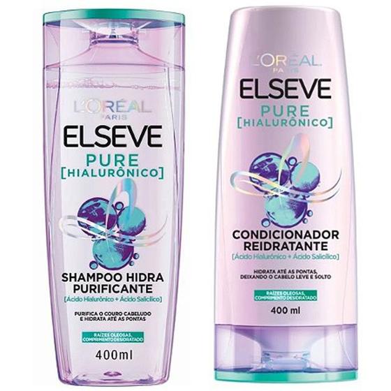 Imagem de Kit elseve purê hialuronico shampoo+condicionador 400 ml