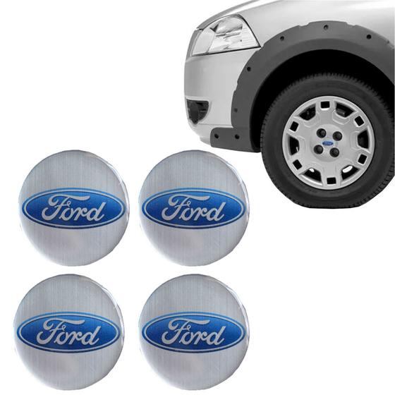 Imagem de Kit Emblema Adesivo Ford P/ Calota Resinado 4 Peças