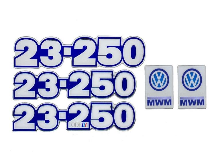 Imagem de Kit emblema vw 23-250 resinado 2004 /2005
