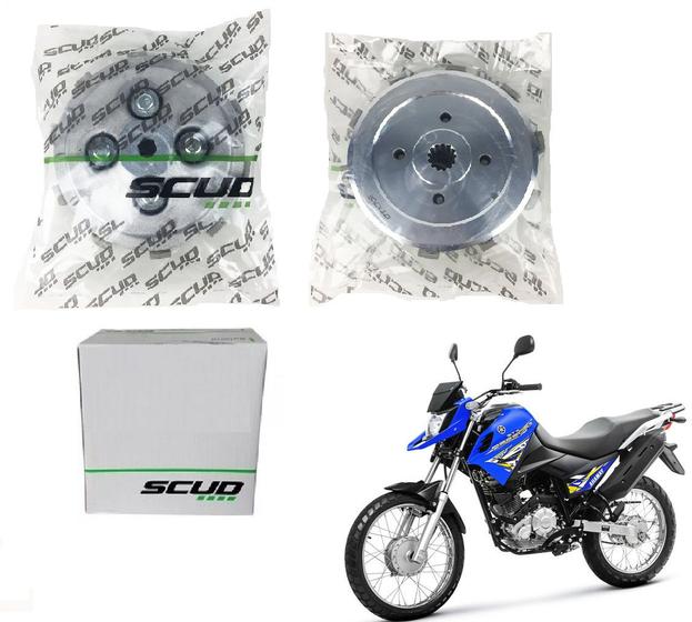 Imagem de Kit Embreagem Completa Scud Fazer Xtz 150 Crosser Factor 150 Ano 2014 Até 2022