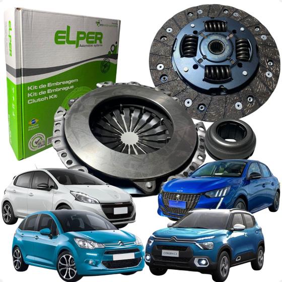 Imagem de Kit Embreagem Completo Novo C3 Peugeot 208 1.2 3 Cilindros