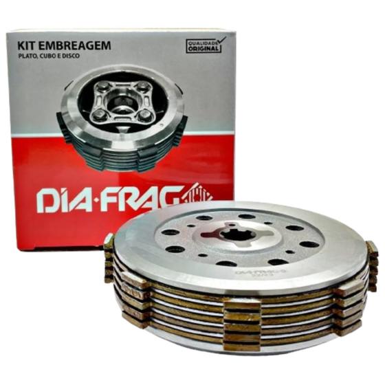 Imagem de Kit Embreagem Completo Yamaha Ybr 125 Factor 125 Xtz 125 - Dia-Frag DKE-00120