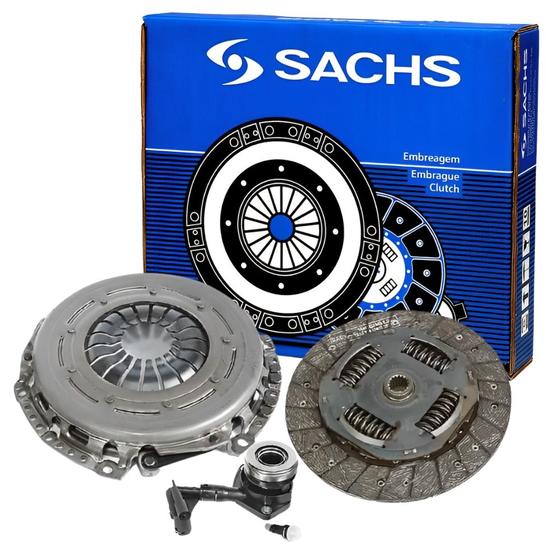 Imagem de Kit Embreagem Ford Ka 1.0 3 Cilindros Sachs Completo Novo 17 Estrias Com Atuador