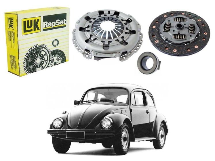 Kit embreagem luk original volkswagen fusca 1500 1600 1973 a 1986 ...