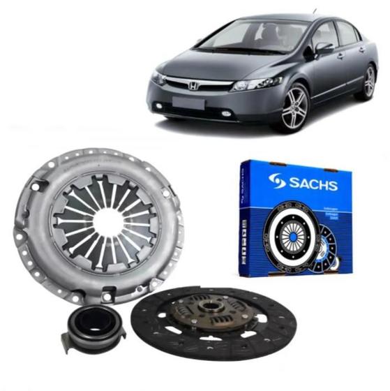 Imagem de Kit Embreagem New Civic 1.8 2007 A 2011 Original Sachs