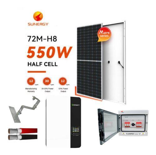Imagem de Kit Energia Solar Off Grid 5kva 220v 550w 5,50kwp Growatt
