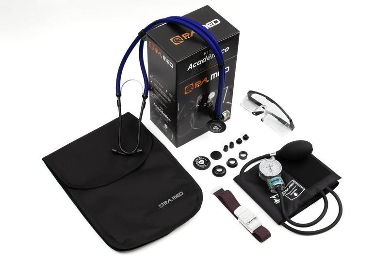 Imagem de Kit Enfermagem Acadêmico Azul Black Pamed Completo Garantia