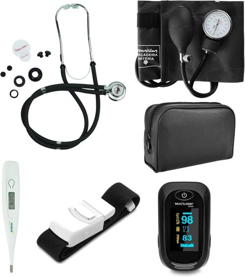 Imagem de Kit Enfermagem Acadêmico Com Estojo Completo - Premium
