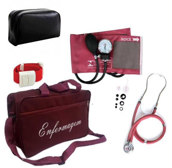 Imagem de Kit Enfermeiro Técnico De Enfermagem Com Bolsa Personalizada