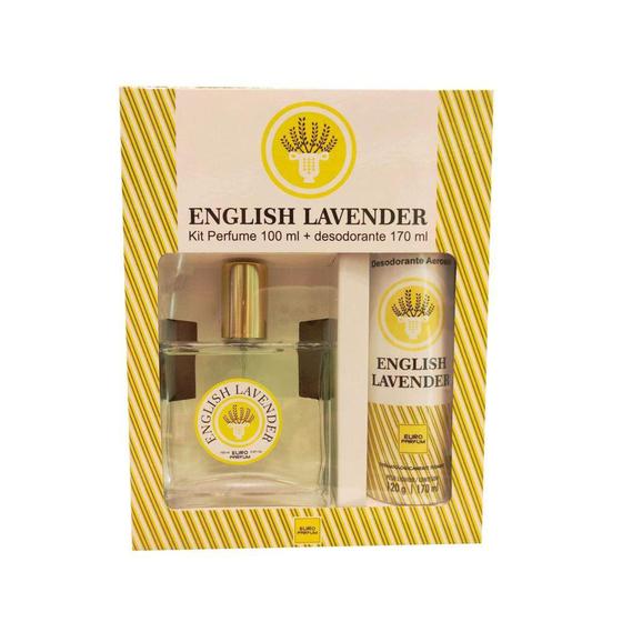 Imagem de Kit English Lavender Deo Colônia 100ml + Desodorante 170ml - Euro Parfum