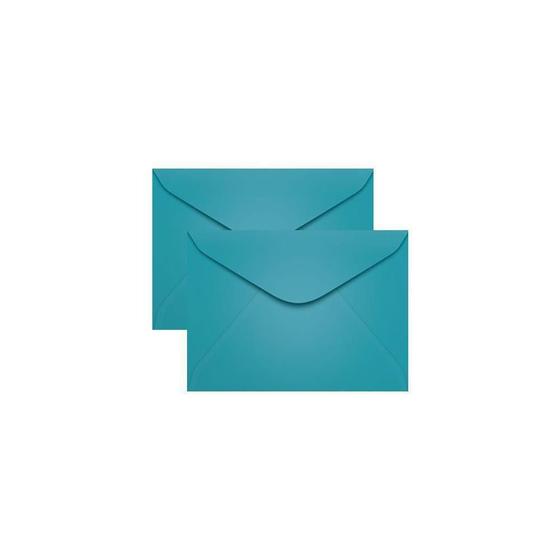 Imagem de Kit Envelope Convite Azul Turqueza 72X108Mm Scrity 100Un