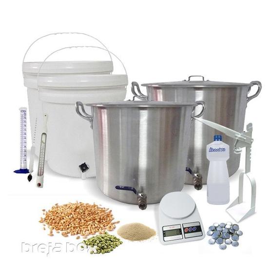 Imagem de Kit equipamentos para produção de cerveja caseira Breja Box