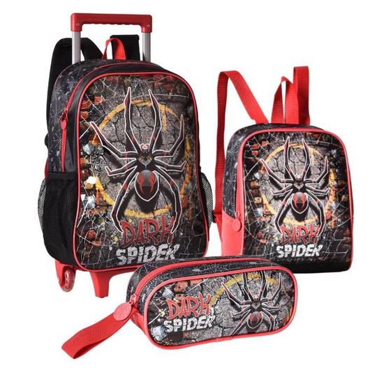 Kit Escolar Dark Spider Clio Menor preço em Kit Escolar Dark Spider Clio