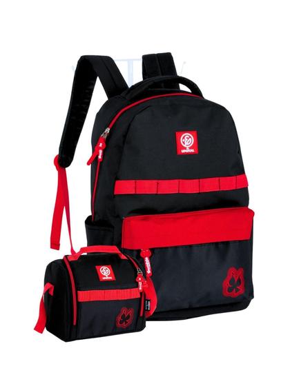 Imagem de Kit Escolar Enaldinho Mochila Costas+Lancheira 511 - Preto