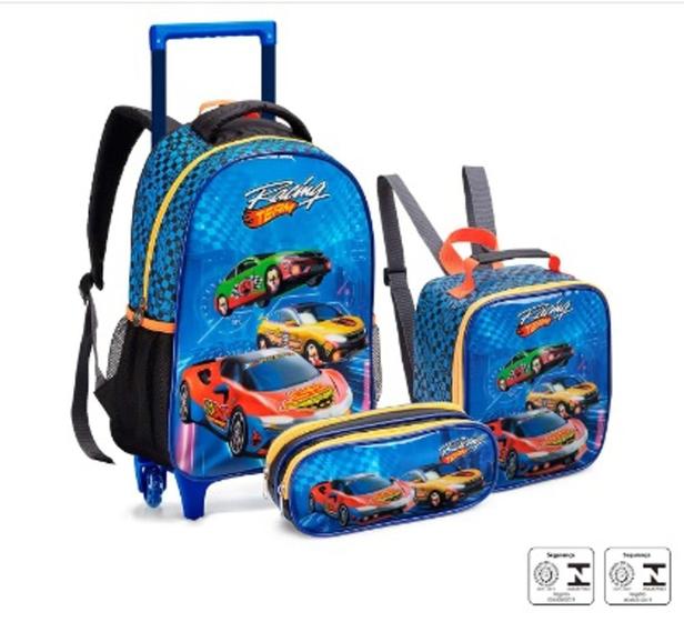 Imagem de Kit escolar masculino carros - seanite