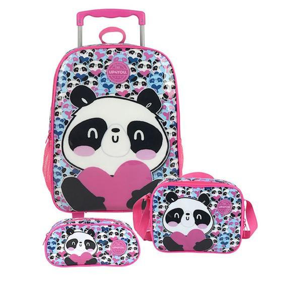 Imagem de Kit escolar panda luxcel