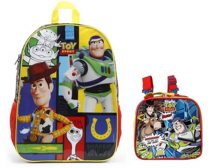 Imagem de Kit Escolar Toy Story Mochila Costas + Lancheira Térmica