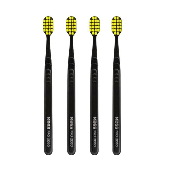 Imagem de Kit Escova Dental Extra Macia Kess Pro 10K Belliz Verde C/4