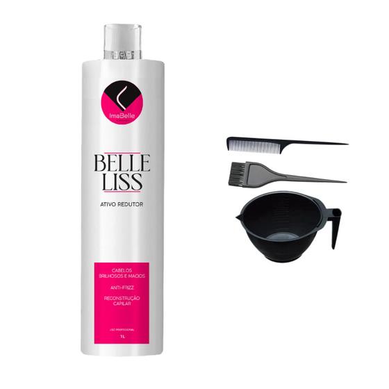 Imagem de Kit Escova Progressiva Imabelle Profissional Belle Liss 1 L