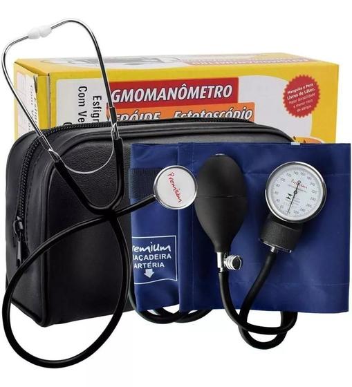Imagem de Kit Esfigmomanômetro G-tech Premium + Estojo + Estetoscópio