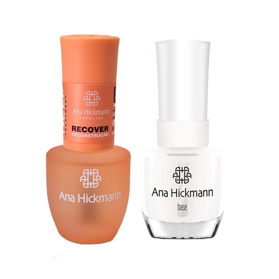 Imagem de Kit Esmalte Reconstrutor Help Recover + Base Ana Hickmann
