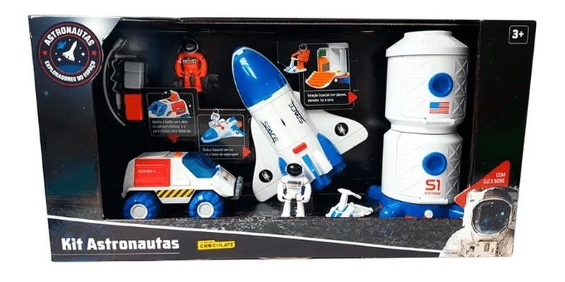 Kit Espacial Astronautas Com Figuras E Veículos Fun - F00244 Menor preço em Kit Espacial Astronautas Com Figuras E Veículos Fun - F00244
