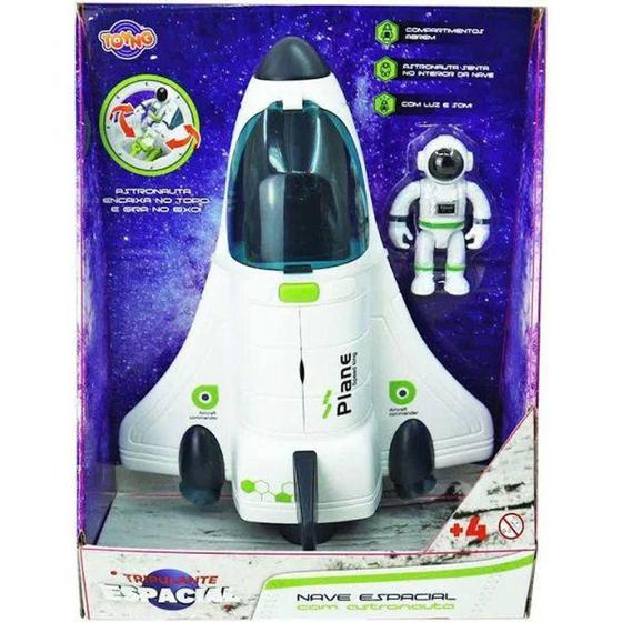Kit Espacial Nave e Astronauta com Som e LUZ TOYNG Menor preço em Kit Espacial Nave e Astronauta com Som e LUZ TOYNG