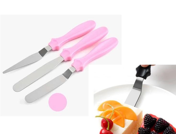 Imagem de Kit Espátula Confeiteiro com 3 Peças 