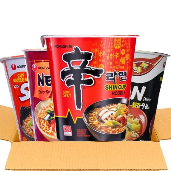 Imagem de Kit Especial Lamens Coreano Copo Shin Udon Neoguri E Camarão