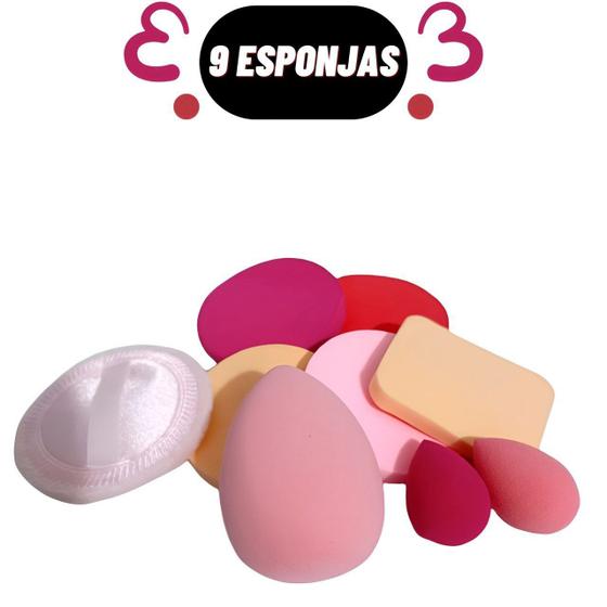 Imagem de Kit Esponjas para Make com 09un