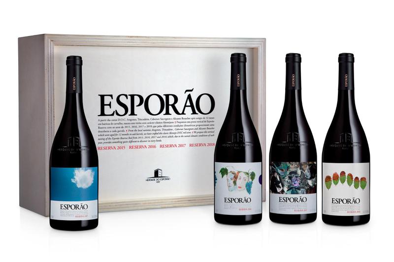 Imagem de Kit esporão reserva tinto vertical 4 x 750ml