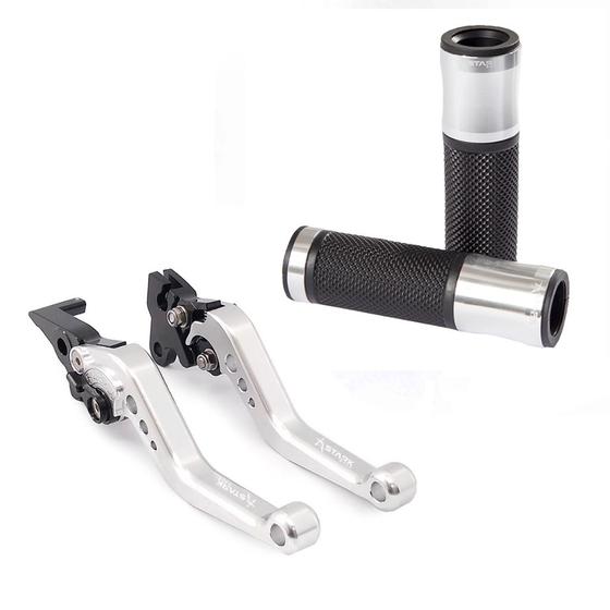 Imagem de Kit Esportivo Manete Manopla Esportivo Yamaha Yzf R1 09 a 14