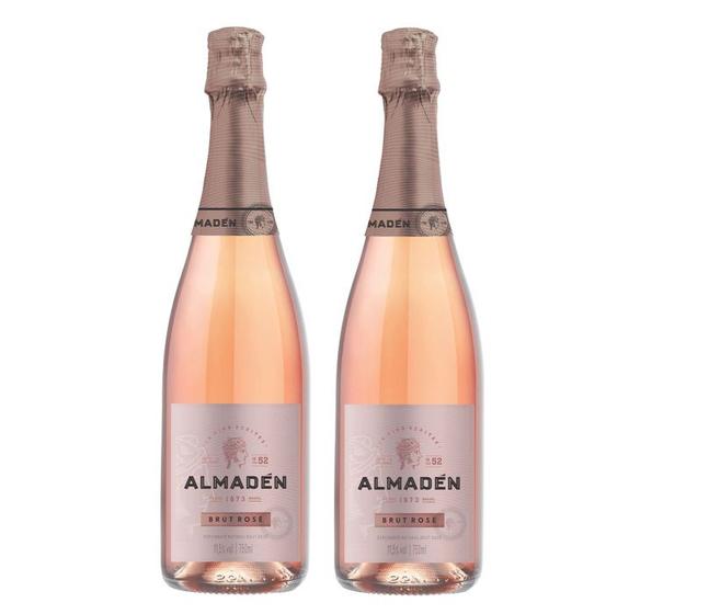 Imagem de Kit Espumante Almadén Brut Rosé Charmat 750ml 2 unidades