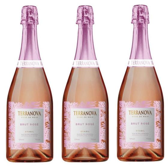 Imagem de Kit Espumante Brasileiro Miolo Terranova Brut Rosé