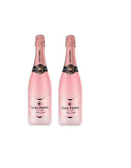 Imagem de Kit Espumante Casa Perini Ice Rosé Demi-sec 750ml 2 unidades