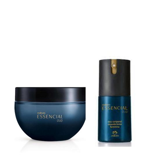 Kit Essencial Oud Deo Parfum feminino+Deo corporal Natura Kit de