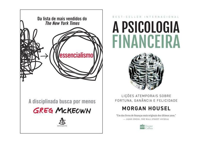 Imagem de Kit estabilidade financeira: essencialismo + a psicologia financeira. - Kit de Livros