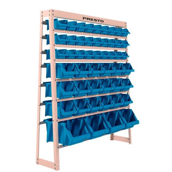 Imagem de Kit Estante Pratica Com 49 Azul 93016 Presto