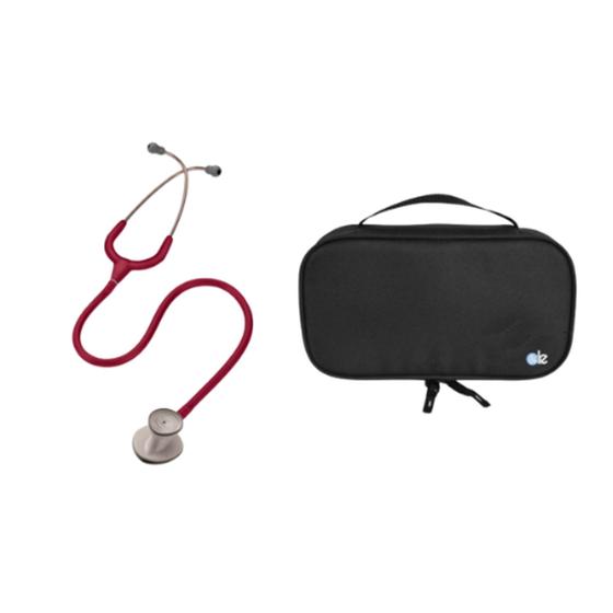Imagem de Kit Estetoscópio Littmann Lightweight + Case - Cores Variadas
