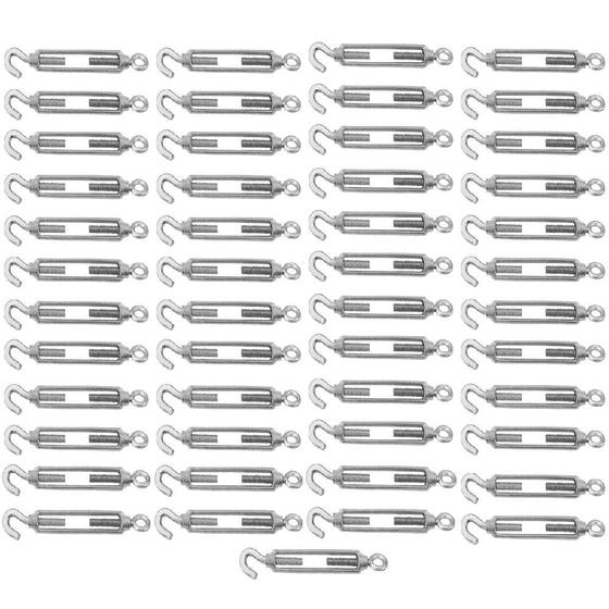 Imagem de Kit Esticador Para Cabo De Aço Gancho/olhal 1/4'' 3,0002 (Com 50 Unidades) - Nord 