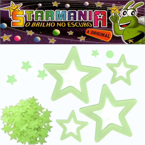 Imagem de Kit Estrela Vazada brilha escuro Fluorescente 106u Starmania