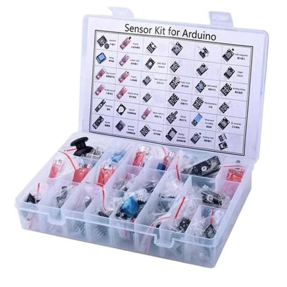 Imagem de Kit Estudante - 45 Módulos E Sensores Para Arduino