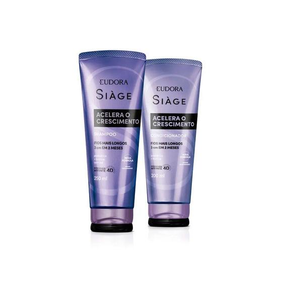 Imagem de Kit Eudora Siàge Acelera o crescimento - Shampoo 250ml + Condicionador 200ml