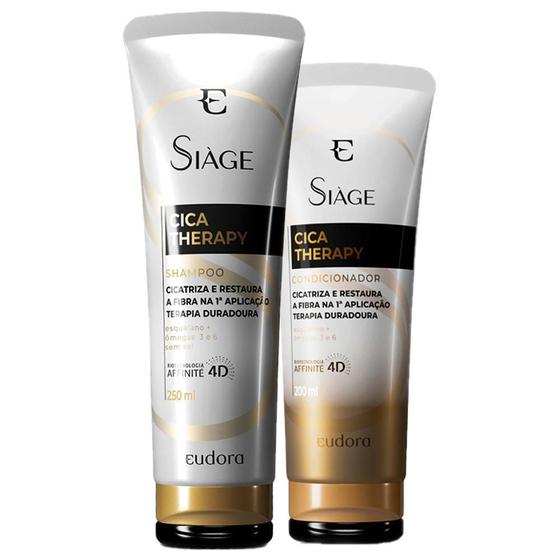 Imagem de Kit Eudora Siàge Cica-Therapy Shampoo Condicionador 2 Itens