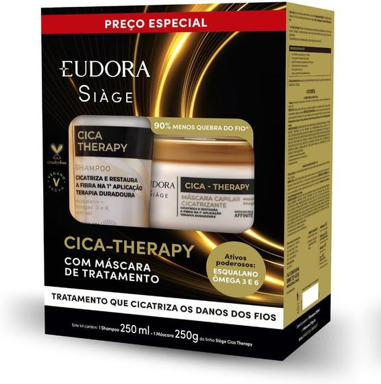 Imagem de Kit Eudora Siàge Cica-therapy Shampoo + Máscara